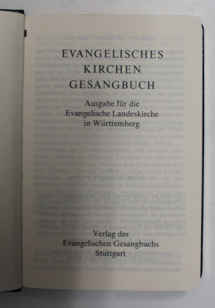 EVANGHELISCHES KIRCHEN GESANGBUCH , 1984 , EDITIE DE LUX *