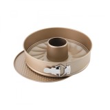 Tava tort cu 2 baze detasabile ZASS Gourmet, ZG-BW 03, Bronz - NOU