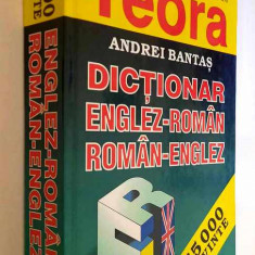 Dictionar englez-roman, roman-englez - 75000 cuvinte - A. BANTAS, NOU, CARTONAT