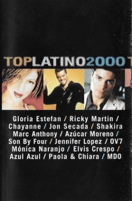 Casetă audio Top Latino 2000, originală: Shakira, Gloria Estefan, Jennifer Lopez foto