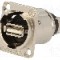 Conector {{Tip conector}}, colier (2 orificii), pt. montare pe panou, SWITCHCRAFT - EHUSBABX