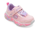 Cumpara ieftin Pantofi sport SKECHERS roz, LIL BUTTERFLY BLISS, din material textil