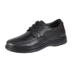 Pantofi barbati din piele naturala Dyany Hoka, negru, 40 foto
