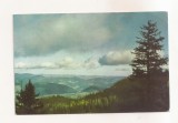 RF197 - Carte Postala - Masivul Rarau. Vedere spre Campulung Moldovenesc, circulata 1965