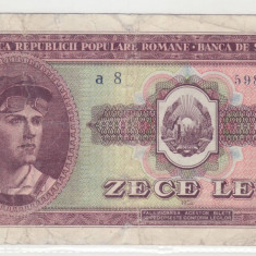 Romania 1952 10 lei 1 cifra a8 598764