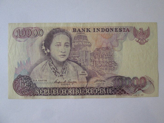Indonezia 10000 Rupiah 1985