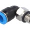 Racord push-in 90&deg; 6mm -0,95&divide;6bar