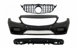 Bara Fata &amp; Grila Crom Fara Camera si Difuzor cu ornamente evacuare MERCEDES C-Class W205 S205 (2014-2018) C63 Design Performance AutoTuning