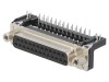 Conector D-Sub 25-Pin Soclu Mamă 90&deg; THT