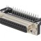 Conector D-Sub 25-Pin Soclu Mamă 90&deg; THT
