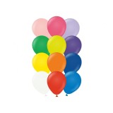 Set 100 Baloane latex pastel multicolor 13 cm