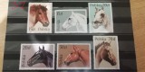 A12 S3 2 - Timbre foarte vechi - Polonia - caii de rasa, Fauna, Nestampilat