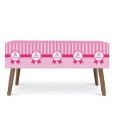 Fata De Masa Pentru Petrecerile Fetitelor Little Princess,180x120 cm, Roz