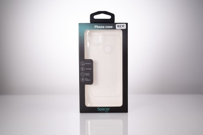 Husa Xiaomi Redmi 9C Spacer, transparenta, grosime 1.5mm, protectie suplimentara antisoc la colturi, material flexibil TPU &amp;quot;SPPC-XI-RM-9C-CLR&amp;quot; foto