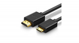 Ugreen Cablu HDMI la cablu mini HDMI 19 pini 2.0v 4K 60Hz 30AWG 1,5 m - negru (11167)