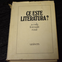 Ce este literatura? - Scoala formala rusa