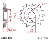 Cumpara ieftin Pinion transmisie fata JT Sprockets JTF736, 14 dinti