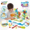 Joc mozaic puzzle cu bormasina electrica de jucarie , Creativ de constructie
