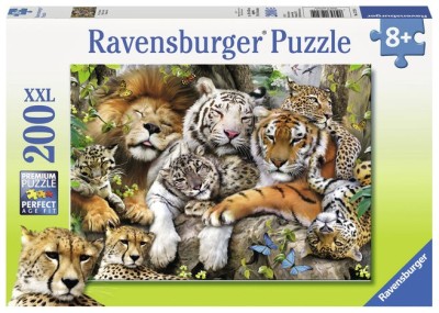 Puzzle Tigri, 200 Piese foto