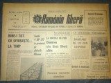ZIARUL ROMANIA LIBERA 7 IUNIE 1966 GEMINI A ATERIZAT