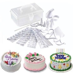 Set 100 piese pentru decorarea prajiturilor Cake Decorating Kit
