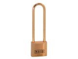 Lacăt cu toartă alamă Protecţie: joasă (nivel 3) A: 30mm 125