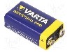 Baterie 6LR61, 9V, alcaline, VARTA - 4 022 211 111 foto