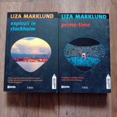 Liza Marklund - Explozii in Stockholm + Prime time foto