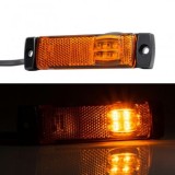 Lampa Gabarit LED FT-018Z, 4 LED, 12-36V, Omologare E9, EMC, 100mm x 32mm, Auto, Consum Redus