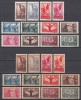 ROMANIA 1945 LP 178 APARAREA PATRIOTICA VICTORIA COMPLETA HARTIE ALBA SI HARTIE GRI SERII MNH, Nestampilat