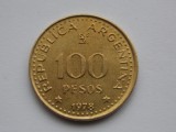 100 pesos 1978 ARGENTINA-comemorativa, America Centrala si de Sud