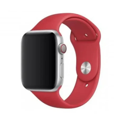 Curea Apple Sport Silicon pentru iWATCH 44MM Red foto