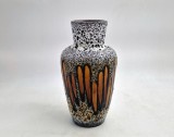 vaza din ceramica glazurata Fat lava SCHEURICH Germania anii &#039; 70 model &quot; LORA &quot; mic defect evidentiat in foto