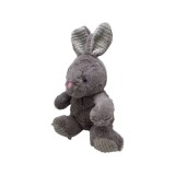 Jucarie iepuras gri cenusiu din plus foarte moale 35cm