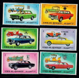 Umm al Qiwain 1972 - automobile, masini de epoca, serie neuzata