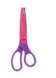 Foarfeca pentru taiat hartia, Plastic,Mov,17 cm