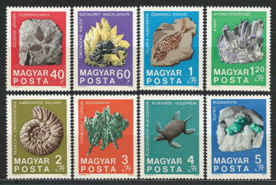 Ungaria 1969 Mi 2520/27 MNH - Centenarul Institutului Geologic de Stat foto