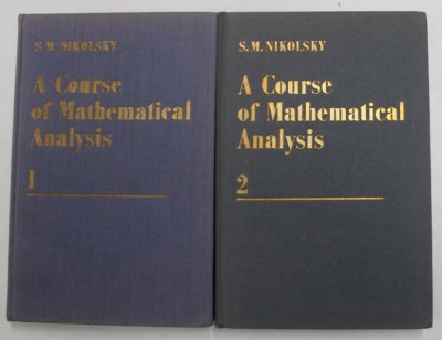 A COURSE OF MATHEMATICAL ANALYSIS , VOL. I - II de S. M. NIKOLSKY foto