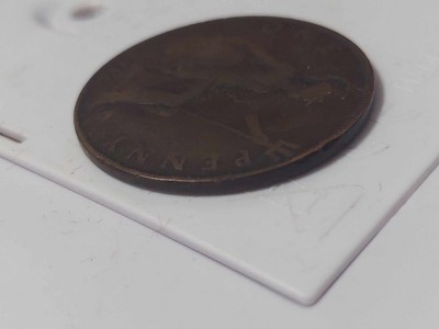 moneda veche straina,moneda 1916-ONE PENNY,DE COLECTIE foto