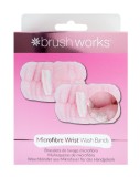 Bratari din microfibre pentru spalarea fetei, 2 bucati, Brushworks