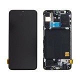 Cumpara ieftin Display LCD Samsung Galaxy A40, TFT, Compatibil, cu Rama Neagra (Fara Senzori si Amprenta)