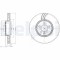 DELPHI BG4123 Disc frana