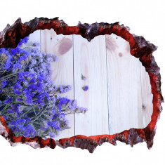 Autocolant decorativ, Gaura in perete, Arbori si flori, Multicolor, 83 cm, 526ST-1