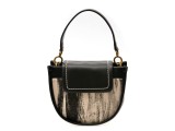 Poseta EPICA alb-negru, 1841, din material textil