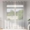 vidaXL Perdele Voile cu Oelii 2 buc Gri deschis 140x245 cm