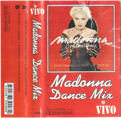 Casetă audio Madonna &amp;ndash; Dance Mix foto