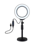 1c Stand 4,7 inchi 12 cm USB LED Inel Vlogging Fotografie Stand / Trepied Video, Oem