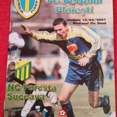 Program meci fotbal FC PETROLUL PLOIESTI - NC FORESTA SUCEAVA (19.05.2001)