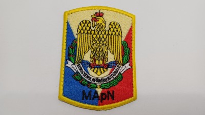 Emblema brodata-Ministerul Aprari Nationale-MApN foto
