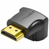 Adaptor Video Vention Angled, HDMI - HDMI, 4K, Negru AINB0, Universal